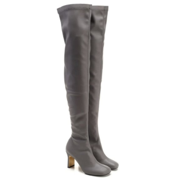 STELLA MCCARTNEY Ivy vegetarian leather over-the-knee boots. 37 - Picture 15 of 16